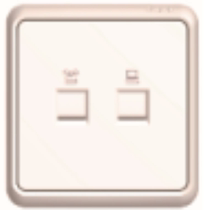 (Changsha Yuelu Shopping Mall) Simon Simon computer TV socket I7 gray computer TV