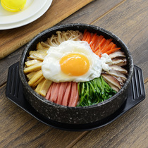 Commercial Maifan stone Korean stone pot Bibimbap fish special bowl Clay pot rice non-stick pan Ceramic small casserole send tray