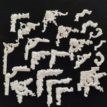 PU line French corner flower imitation plaster decoration background wall decal line border combination decorative flower ceiling corner flower