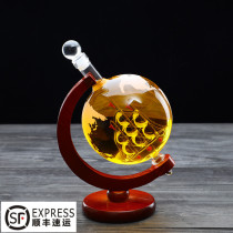 Globe wine bottle glass empty bottle ornaments bubble ginseng wine bottle red wine decanter sparkling wine special wine bottle
