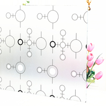 Transparent opaque glass sticker self-adhesive anti-voyeurism bathroom bedroom glass film window window window window shade