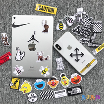 54 pieces into the personality Tide brand luggage mobile phone tablet computer sticker notebook Handbook small sticker water cup sticker