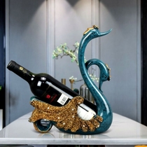 Moving to new home gifts high-grade atmosphere practical moving gifts housewarming new home decoration red wine cabinet swan red wine rack