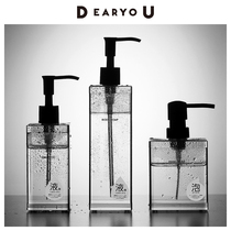 Japan RISU washable milk foaming bottle body lotion for bath lotion Sub-bottling bottle Home Makeup Remover Water Cosmetics Press Bottle