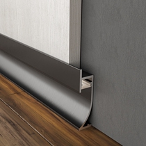 The Pavilion line invisible ground wire glowing LEDI lamp edge strip aluminum alloy belongs to the closing wall pasted Wall footline