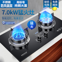 800 large panel gas stove Double stove Embedded natural gas opening 700 gas stove large power ralstetarA