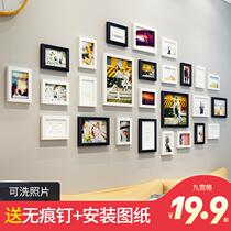 Modern Minimalist Photo Wall photo frame hanging wall-free creative decoration bedroom living room combo frame plus wash photo frame