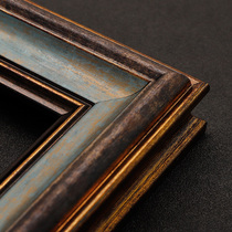 Retro oil picture frame frame digital oil painting mounted any size Custom decorative frame like frame custom hanging wall