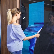 High definition soft glass mirror sticker without wall self-adhesive mirror paper cabinet door full body mirror dressing bathroom wall sticker decoration