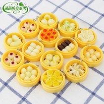 Simulated food snack breakfast model Guangdong-style Hong Kong-style breakfast breakfast dumplings bun-wheat model props