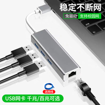  USB type-c network cable converter to gigabit network port Suitable for Lenovo Xiaoxin Apple mac Huawei Dell small