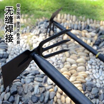Gardening tools manganese steel dual-purpose hoe garden planting flowers small household thickening all-steel agricultural tools planting vegetables weeding flower hoes