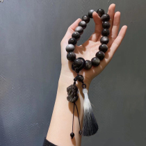 Natural obsidian eighteen seeds with 18 substream surf fingers soft - handed pacifi Buddha bead with hand - chained bracelet men and women