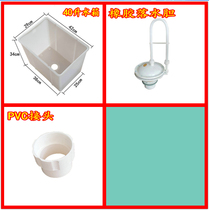 Public toilet station water tank trench squat pit automatic flush tank squat toilet trench automatic flush tank toilet high water tank