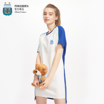 Argentine National team official merchandise sports casual womens dress slim Messi fans trend wild loose