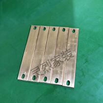 Suitable for grounding bus bar grounding copper bar grounding bar equipotential terminal T2 copper bar can be tinned 4*30*1