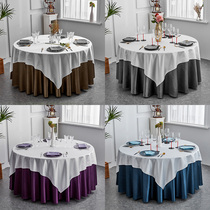 Round table cloth Restaurant banquet Hotel tablecloth Large round table table cloth Fabric tablecloth Round forged surface tablecloth