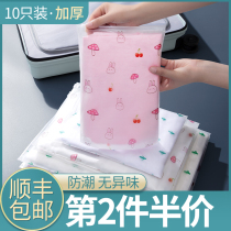 Travel storage bag clothing finishing transparent luggage packaging clothes underwear baby sealed kindergarten dust bag
