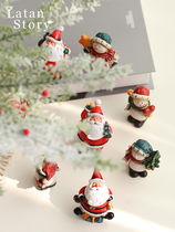 Christmas Decorations Mini Santa Snow Man Swing Pieces Children Small Gift Gifts Christmas Tree Accessories Accessories