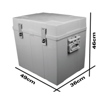 Zhenyuan bank cash box large 80 120 240 3.2 million plastic steel cash box toolbox can be customized
