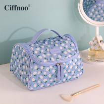 Makeup Bag Women 2023 new red high color value cosmetics package travel portable large capacity wash bag