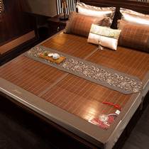 Home Bamboo Mat Cool Mat 1 8m Bed Dorm Grass Mat Subwinter Summer Bifacial Folded Ice Silk Mat Single 1 5 m 1 2