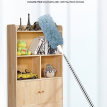 Shallow song Household car with chicken feather duster dust remover Multi-section telescopic dust duster Electrostatic adsorption can be washed