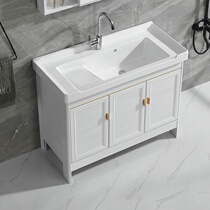 Small apartment All-in-one laundry cabinet washbasin All-in-one combination Small apartment Hospital balcony Restaurant Commercial kitchen hand washing