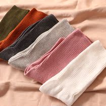 Spring-autumn knitted heaps Sox ladies day in color 100 hitch student cotton socks all season long silo socks teenage socks