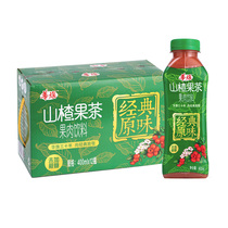 Huaqi hawthorn fruit tea pulp beverage classic original flavor not added sucrose 400ml * 12 bottles whole box