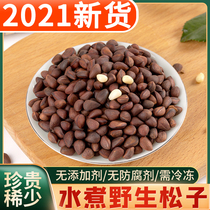 New salt boiled pine nuts Northeast wild thin shell horsetail pine nuts Daxinganling boiled small pine seed nut snacks