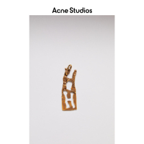  Acne Studios Geometric design sense Wild gold H letter necklace pendant accessories C50166-290