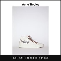 (3 period interest free) Acne Studios 2021 new white letter high shoes women AD0415-CGG