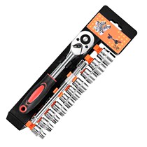 Automatic two-way universal quick wrench Ratchet set Xiaofei Dafei sleeve Allegro Labor-saving wrench set head tool