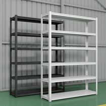 Strangeness Home Shelving Shelf Multilayer Floor Goods Shelf Warehouse Balcony Storage Rack White Combined Debris Shelf