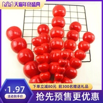 2021 new simulation Beijing sugar gourd props fake small string ice sugar gourd fruit food model dance toy