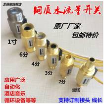 All copper magnetic Spring 2 minutes 3 minutes 4 minutes 6 minutes 1 inch air flow switch water flow sensor water flow sensing switch