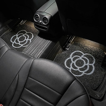 Car foot pad single-piece protective pad easy to clean silk ring small pad car General car car interior anti-dirty floor mat female