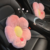 Car seat cushion waist cushion cute pair of cartoon female waist pillow car waist support