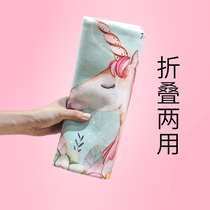 Yoga mat natural rubber folding floor mat towel floor blanket home portable fitness non-slip suede yoga mat