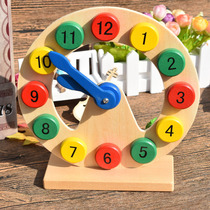 Infants and childrens digital clocks recognize time intelligence development shape matching building blocks early education puzzle baby toys