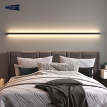 Minimalist bedroom bedside wall lamp living room aisle personality creative Nordic modern minimalist dimming LED strip lamps
