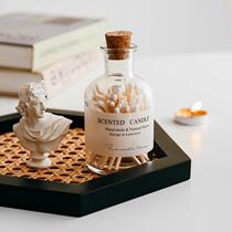 Match leather art indoor creative ins glass bottle aromatherapy match lengthy aromatherapy fragrance candle ignition