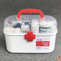  Family pack emergency convenience capacity out of the standing medicine cartoon plastic kindergarten health room medicine box car use