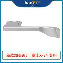 New Fuji xe4 hot shoe finger handle extended design Fuji X-E4 thumb buckle micro single accessories Silver