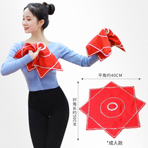  Professional examination thickened linen yarn Northeast Yangge dance handkerchief flowers a pair of octagonal towels two-person square dance handkerchief