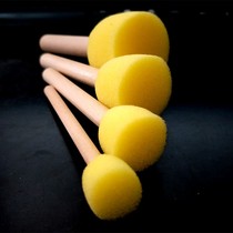 Sponge extension stick tools Art sponge stick hammer absorbent sponge shoot Childrens painting tools Mushroom head seal