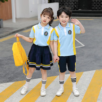 Childrens class suit Primary school uniform Summer sports clothing Middle School Kindergarten garden suit Summer teachers suit