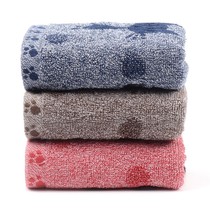 Childrens towel wash towel cute baby face towel thick soft absorbent belt lanyard childrens small towel