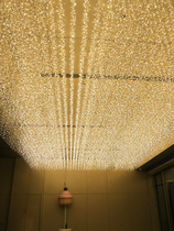 LED small colorful lights flashing lights string lights starry icicle lights waterfall lights outdoor waterproof hanging lights decorative arrangements